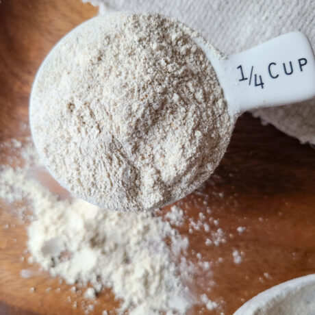 EinkornFlour_Raw.jpg; Organic Einkorn Flour