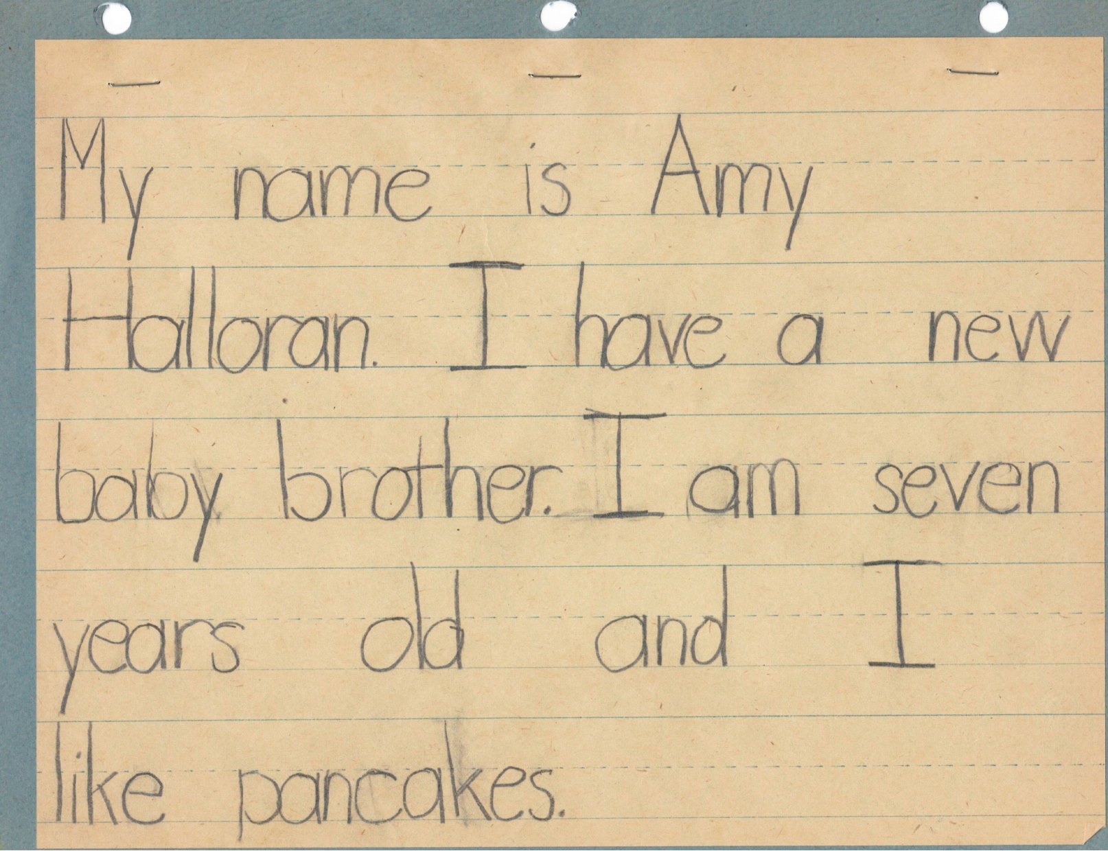 amy halloran letter to pancakes