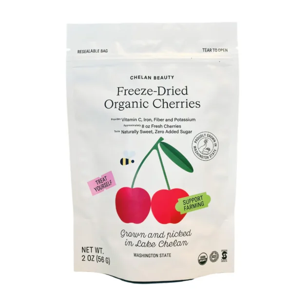 dried cherries, freeze dried cherries, Chelan Beauty