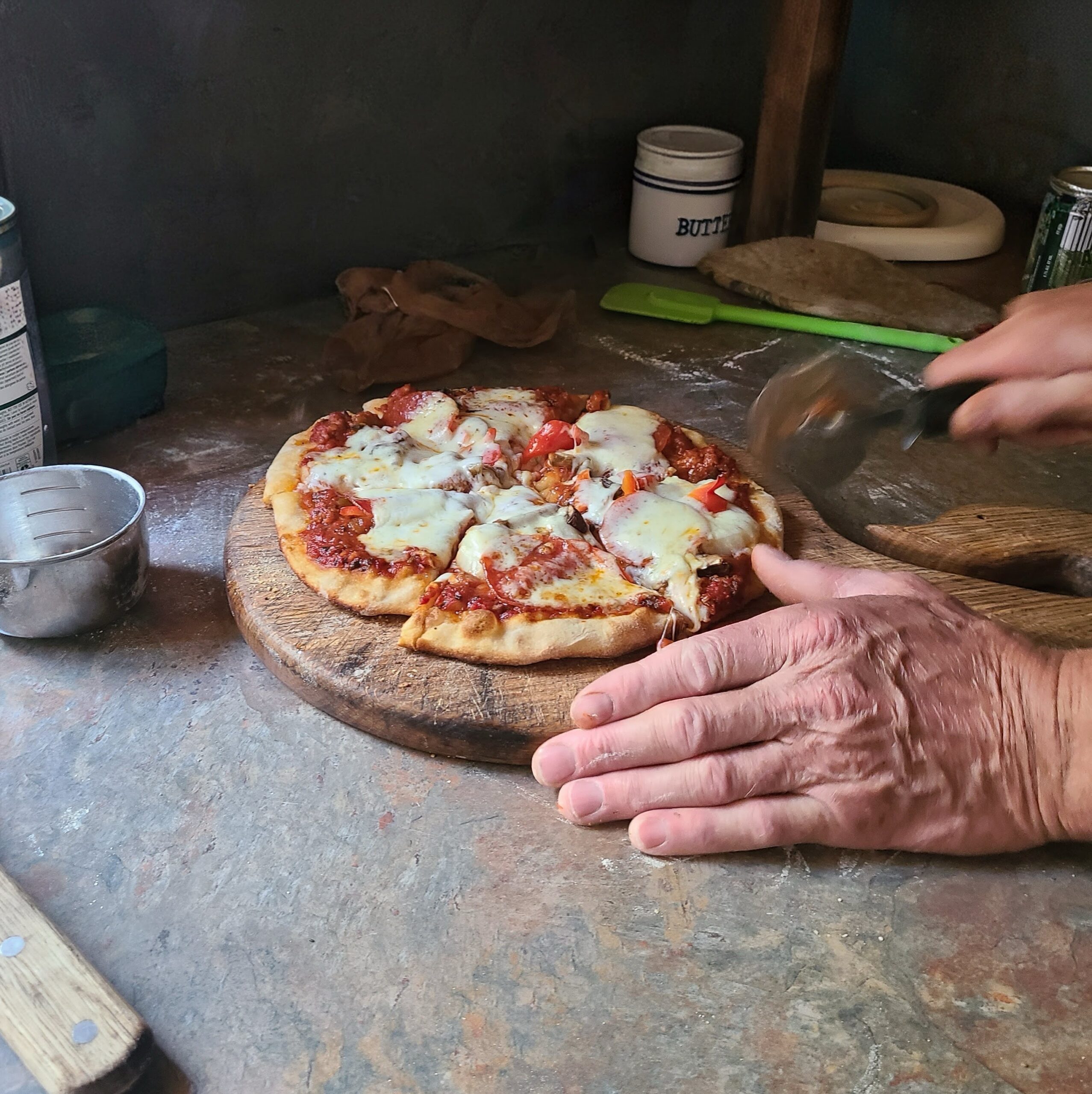 whole grain pizza crust, emmer pizza
