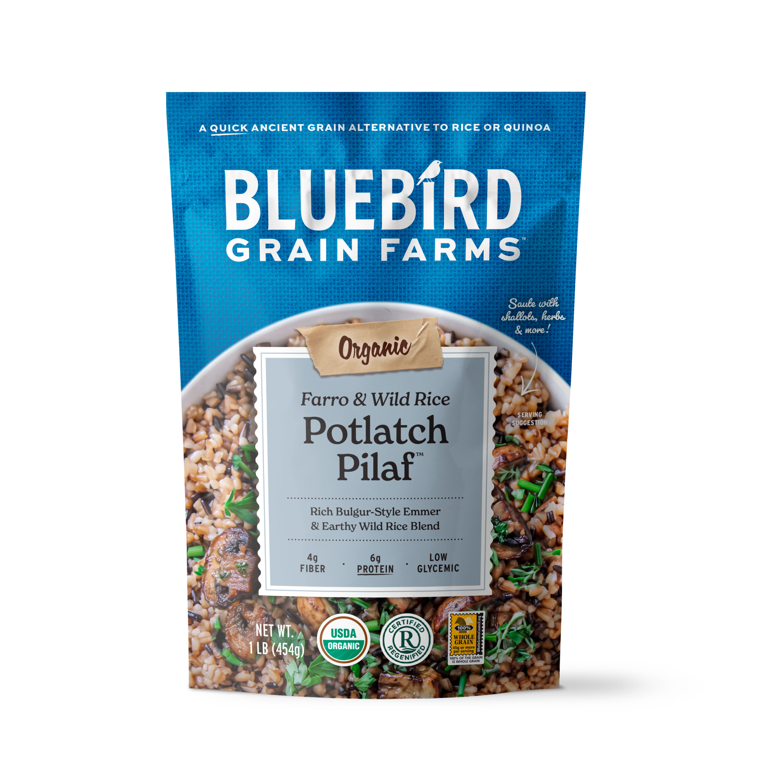 emmer, farro, pilaf, potlatch pilaf, ancient grain